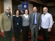 Da sx Perissinotto, Antonella Guidogoni, Cristina Bien, Manzato e Renzo Gavaz