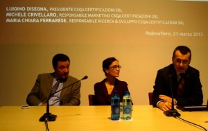 Relatori CSQA Padova Fiere 21 marzo 2013