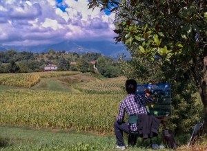 foto Fondazione Opera Monte Grappa Fonte orizzonte Monte Grappa e colli asolani
