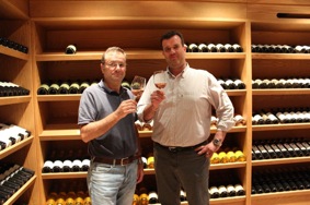 da sx Andrea Vantini direttore tecnico e Franco Cristoforetti presidente del Consorzio Tutela vino Bardolino