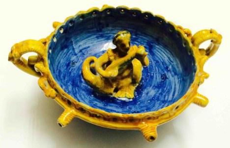 4. 2914 MUVIT Museo del Vino, Fondazione Lungarotti, Torgiano (PG) - Flaminio Fontana, Coppa _bevi se puoi_, Firenze, 1575