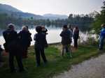 Soci Argav in visita al lago di&nbsp;Revine