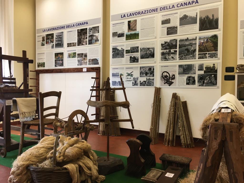 Particolare museo canapa