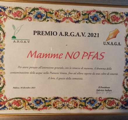Motivazione premio Argav 2021