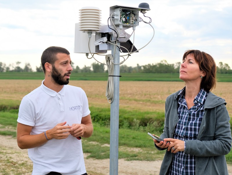 centralina installata sul Delta del Po