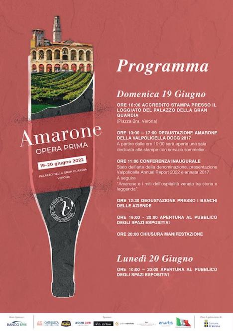 PROGRAMMA AMARONE OPERA PRIMA 19-20