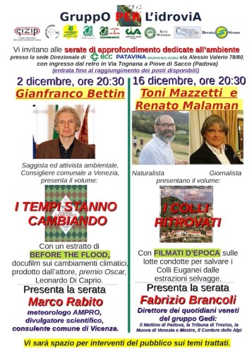 serate del 2 e 16 dicembre