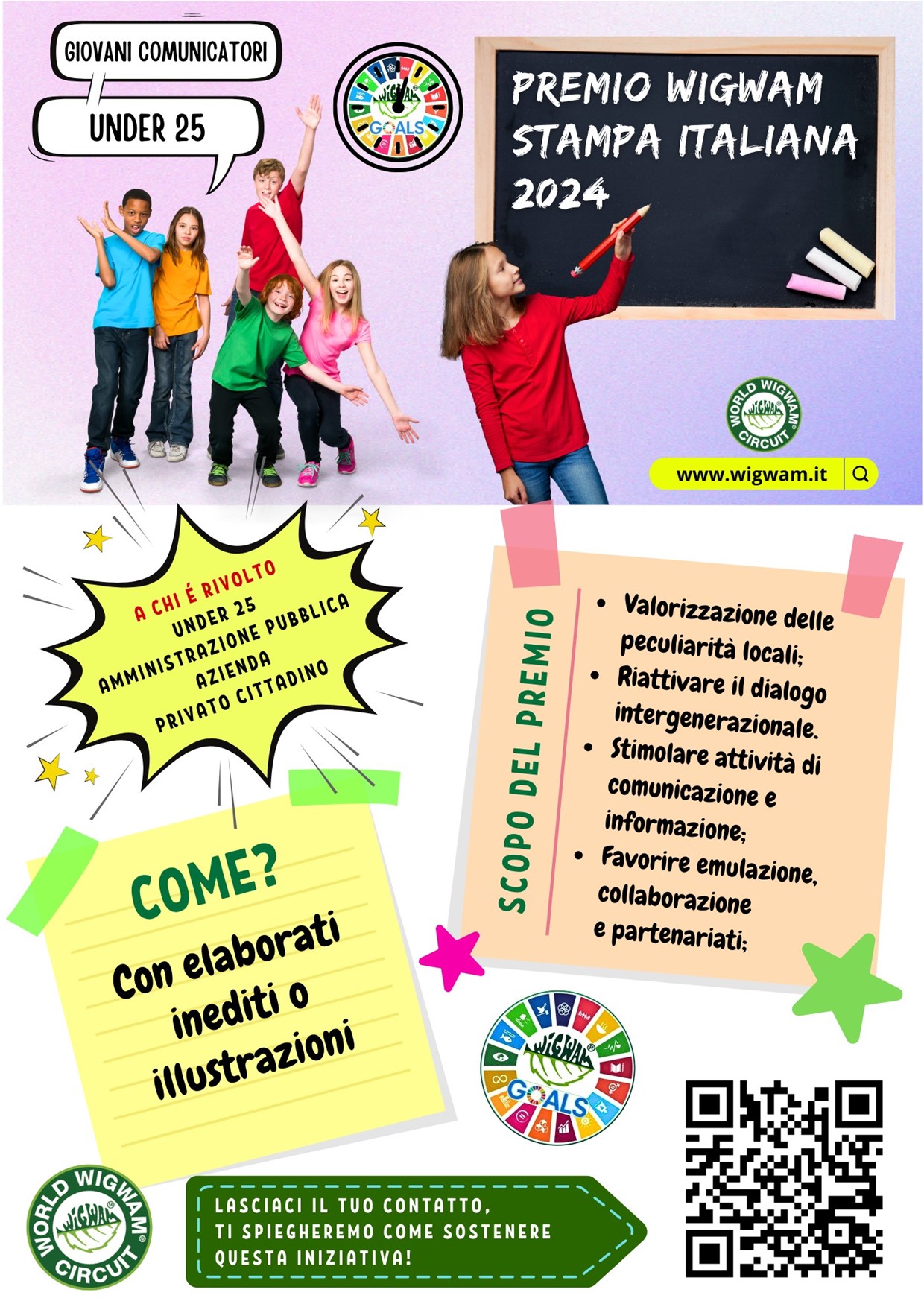 volantino premio wigwam stampa italiana 2024